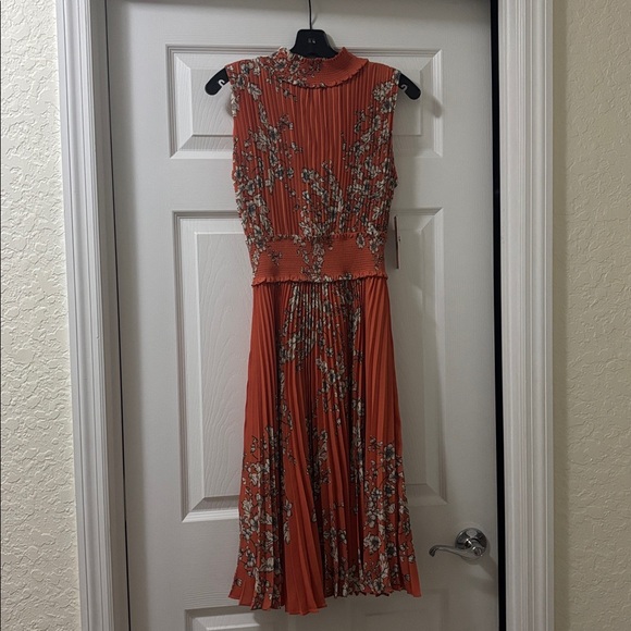 Nanette Lepore Dresses & Skirts - Nanette Lepore NWT Floral Orange Sleeveless Dress